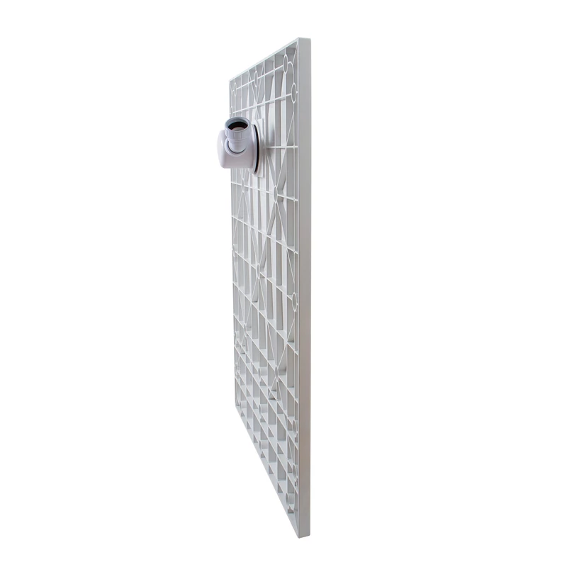 Cagliari White 80x100x2,6 cm Obdélníková SMC sprchová vanička se sifonem