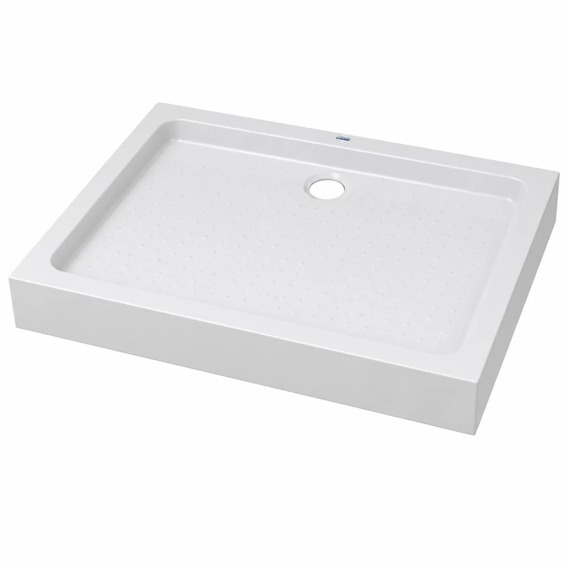 Almagro 80x120x13,5 cm Obdélníková akrylátová sprchová vanička se sifonem
