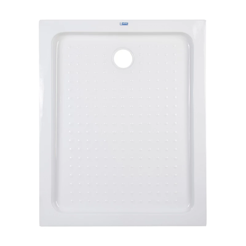Almagro 80x100x13,5 cm Obdélníková akrylátová sprchová vanička se sifonem