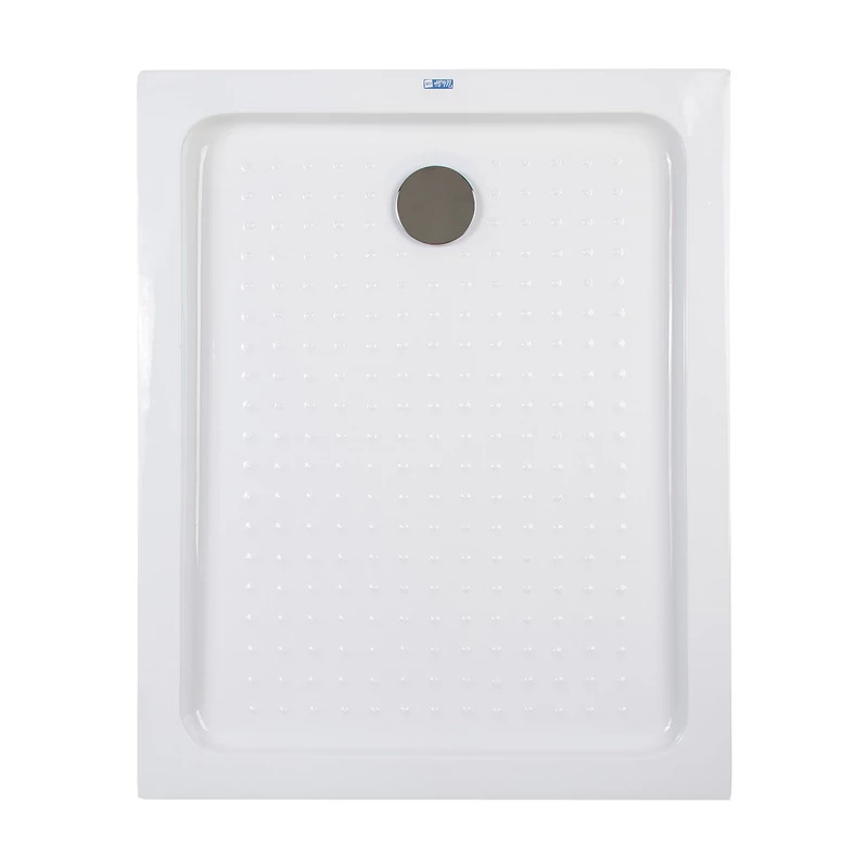 Almagro 80x100x13,5 cm Obdélníková akrylátová sprchová vanička se sifonem