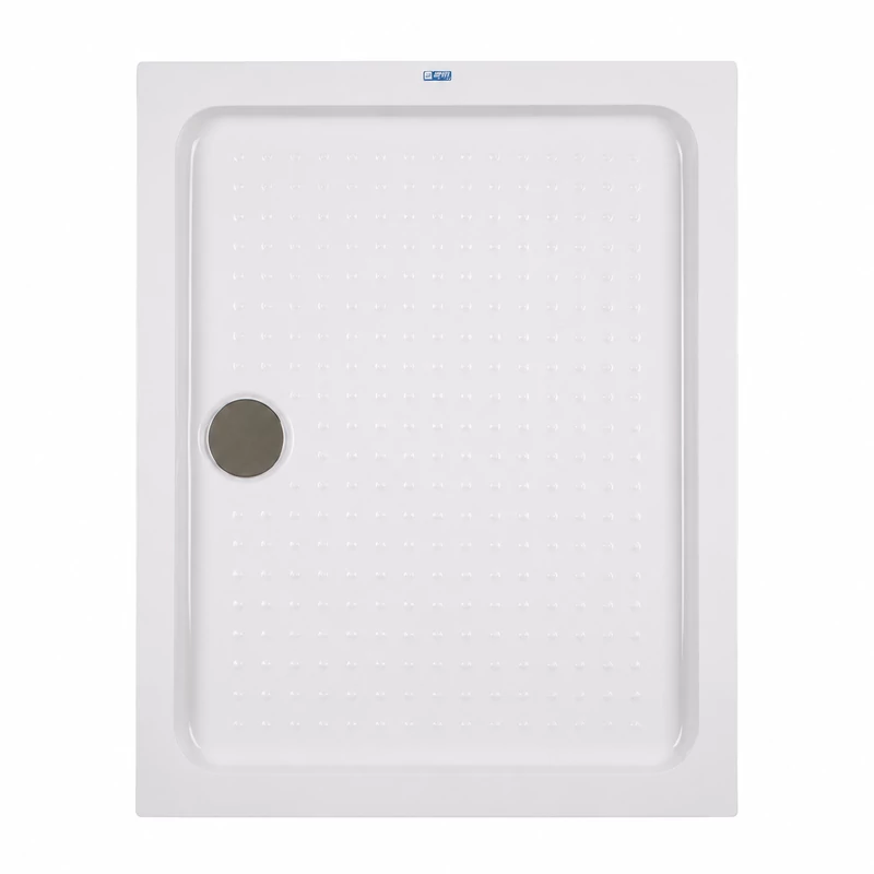 Almagro 80x120x13,5 cm Obdélníková akrylátová sprchová vanička se sifonem