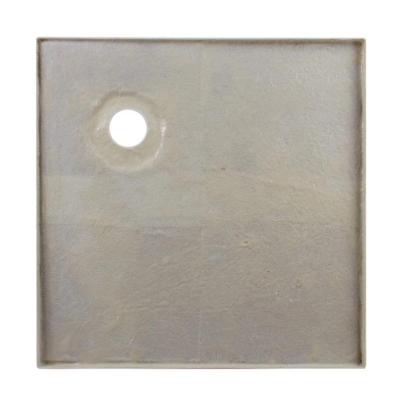Coria 80x80x5 cm Čtvercová akrylátová sprchová vanička se sifonem