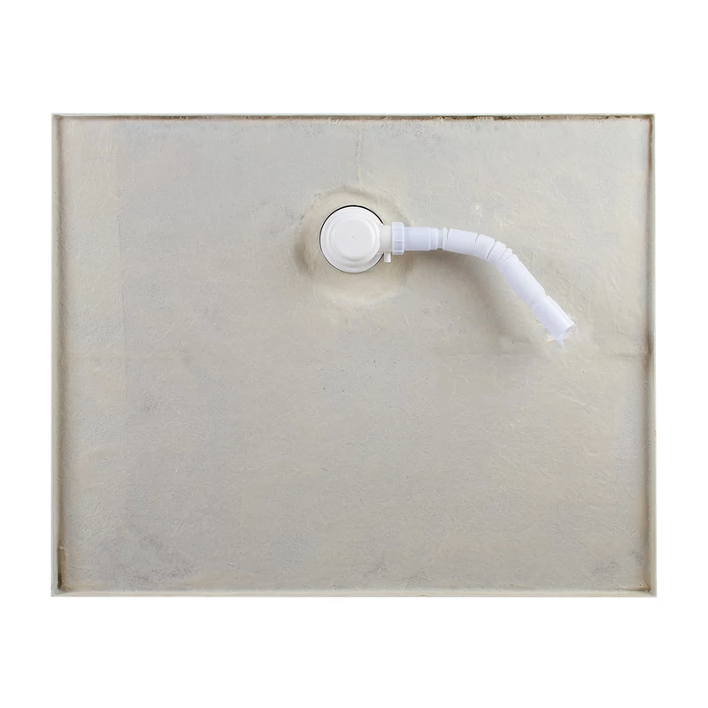 Coria 80x100x5 cm Obdélníková akrylátová sprchová vanička se sifonem