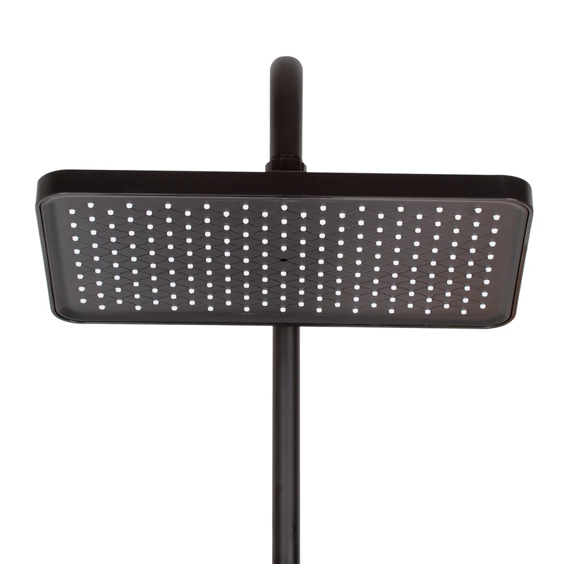 Tulle Black Zestaw prysznicowy z baterią termostatyczną