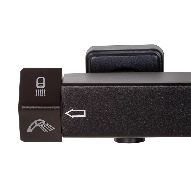 Tulle Black Zestaw prysznicowy z baterią termostatyczną