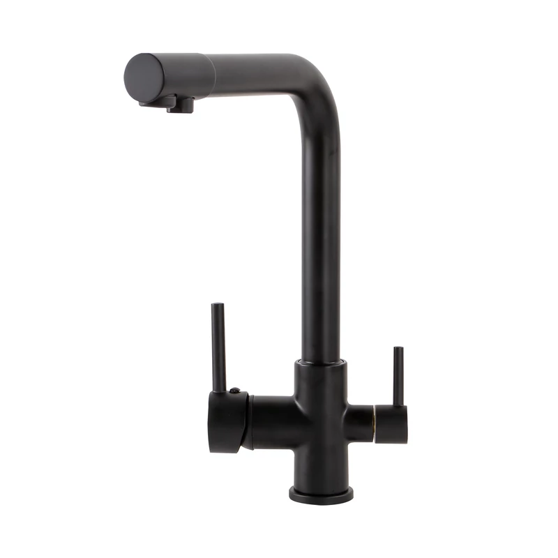 Portland Black Bateria kuchenna 3-drożna do filtra wody