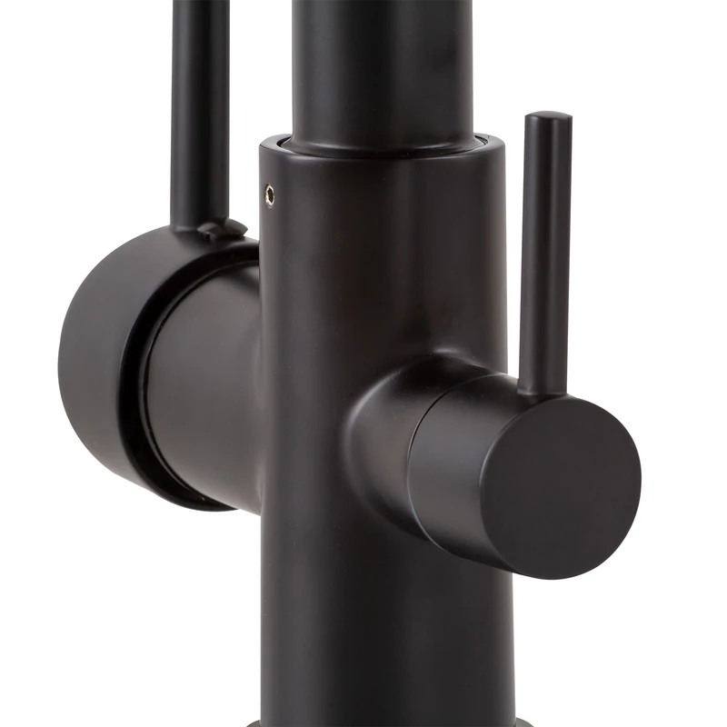 Portland Black Bateria kuchenna 3-drożna do filtra wody