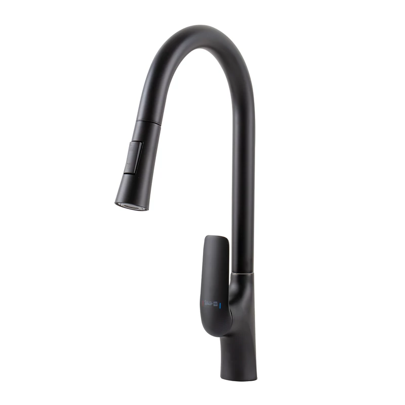 Ibiza Black kuchyňská baterie s výsuvnou sprchou