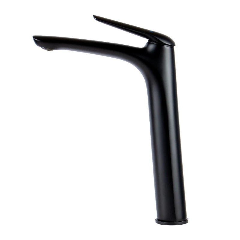 Ibiza Black Podwyższona bateria umywalkowa