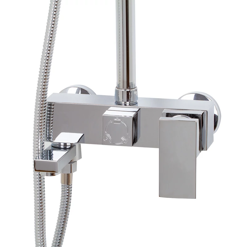 Tulle Eco Zestaw prysznicowy z półką na żel pod prysznic