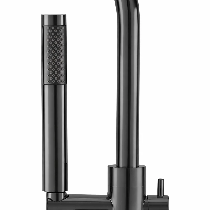 Korfu Gun Grey Wolnostojąca bateria wannowa