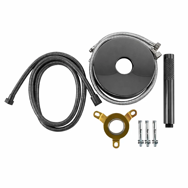 Korfu Gun Grey Wolnostojąca bateria wannowa