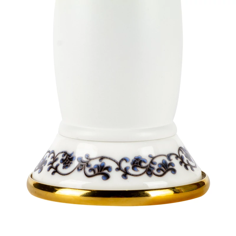 Izmir White & Gold Podwyższona retro bateria umywalkowa