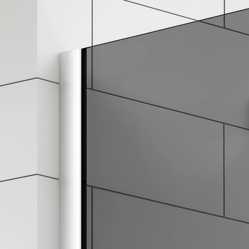 Walk-in Chrome sprchová stěna, s kouřovým sklem 80, 200cm, 8mm