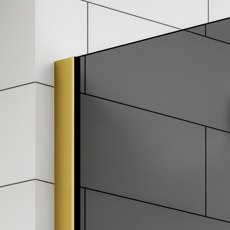 Walk-in Gold ścianka prysznicowa, z przydymionym szkłem 80, 200cm, 8mm