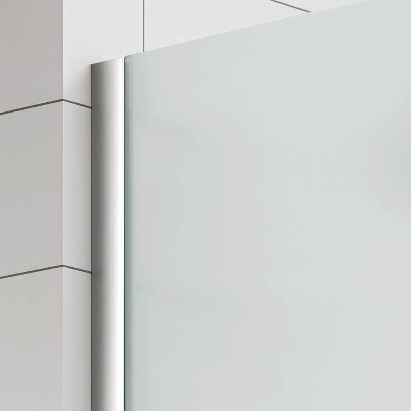 Walk-in Chrome ścianka prysznicowa, ze szkłem matowym, trawionym kwasem 50, 200cm, 8mm