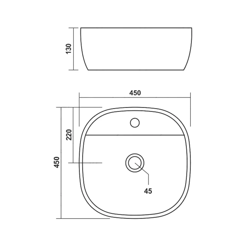 BERGAMO-M || umywalka nablatowa, ceramika, biały, wzór marmurowy, zaokrąglony kształt