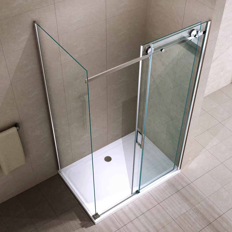 BELVER DUO Sprchová kabina 90x90,100x100 195cm, 6mm