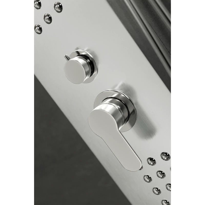 Alegre Silver Sprchový panel, z nerezové oceli