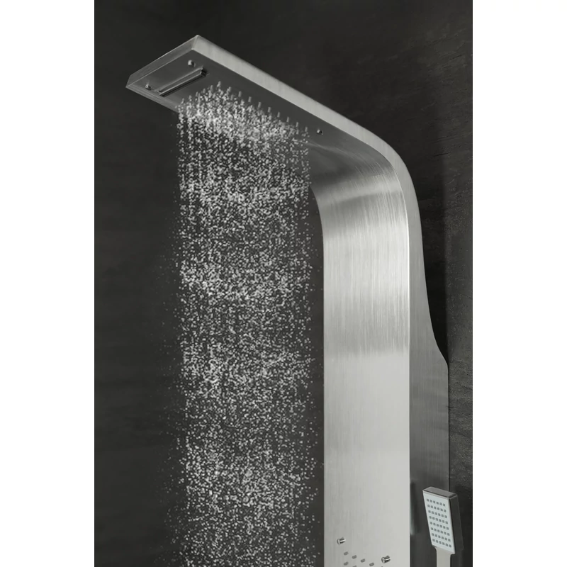 Bologna Silver Sprchový panel, z nerezové oceli