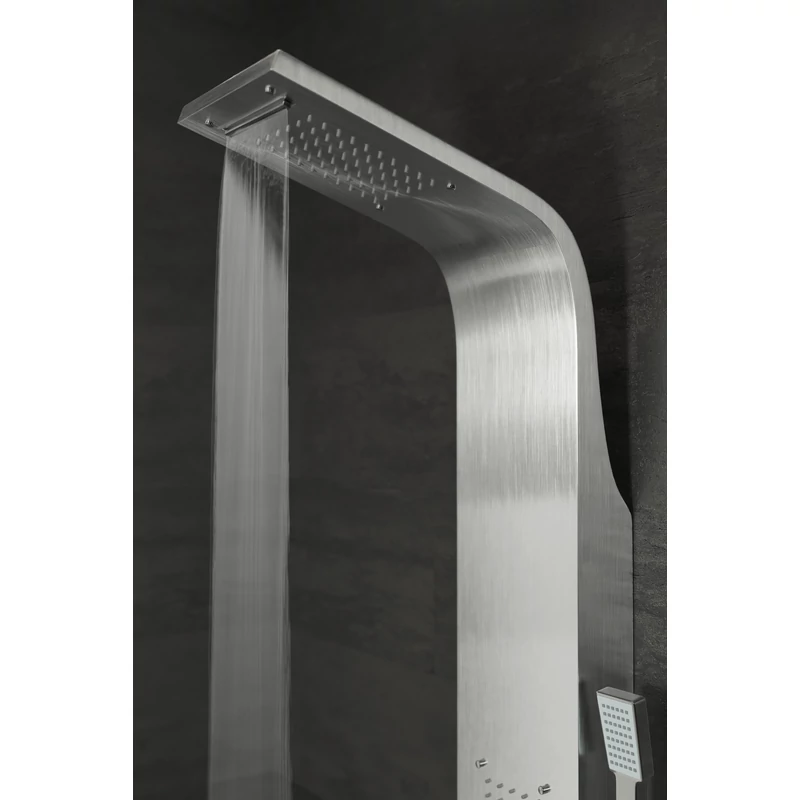 Bologna Silver Sprchový panel, z nerezové oceli
