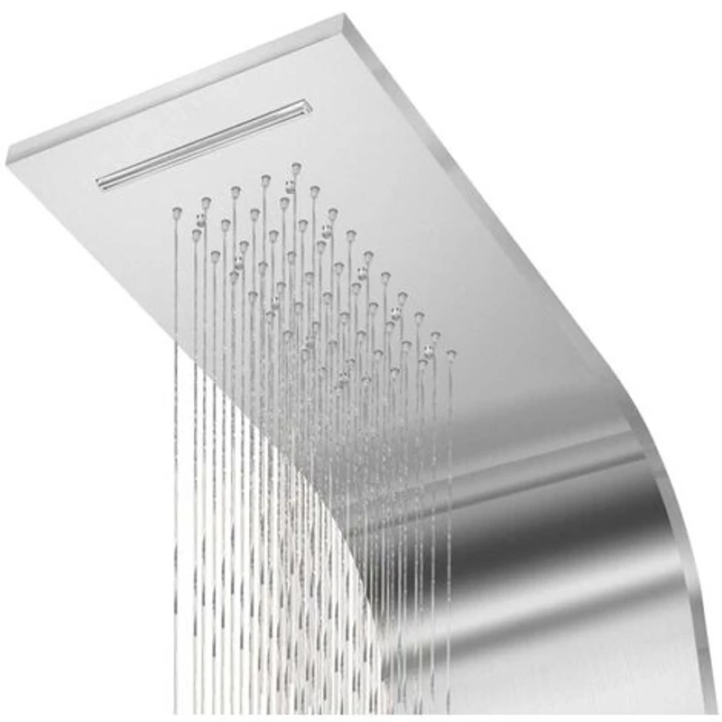 Denver Silver Sprchový panel, z nerezové oceli