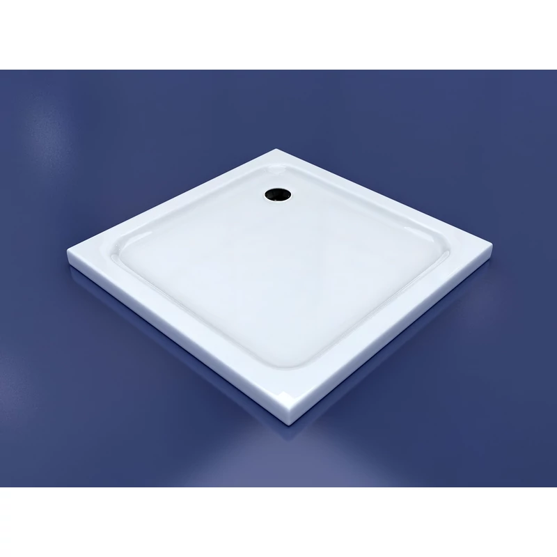 Dotty 90 x 90 x 5 cm, čtvercového akryl sprchová vanička
