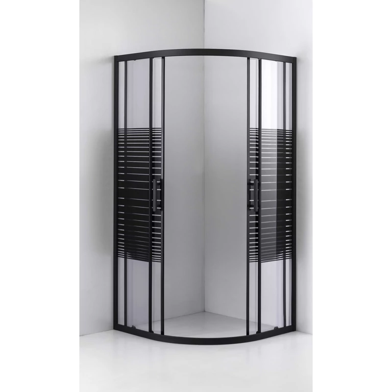 Avignon 6mm Shadow półokrągła kabina prysznicowa 70*70 190cm