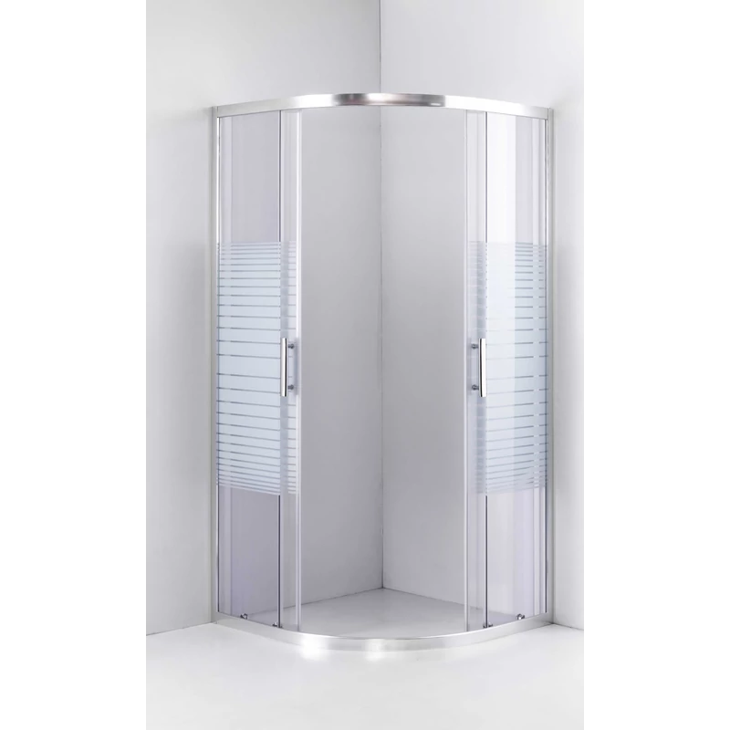 Avignon 6mm White ZAKŘIVENÁ Sprchová kabina 70*70 190cm
