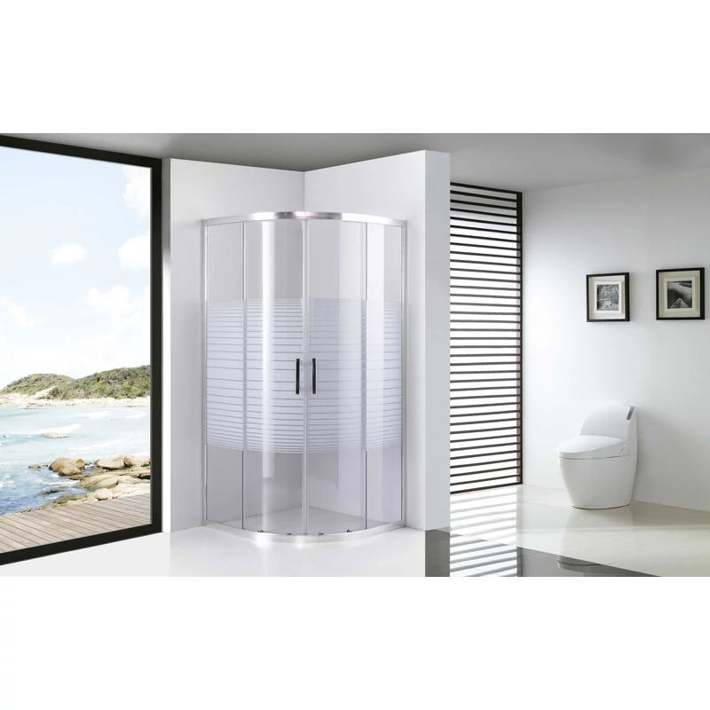 Avignon 6mm White ZAKŘIVENÁ Sprchová kabina 70*70 190cm